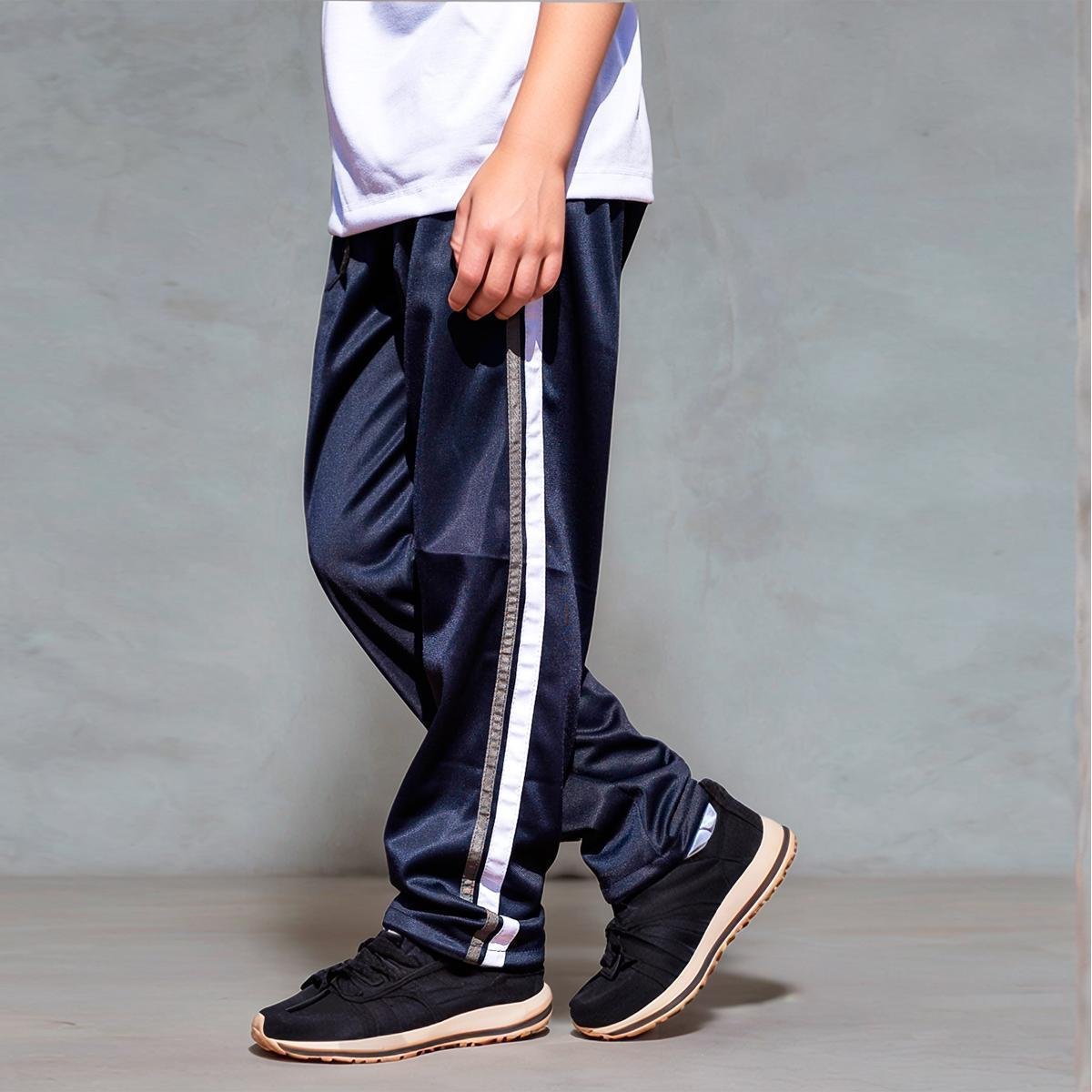 Calça Infantil Agasalho Tecido Helanca Inverno 281