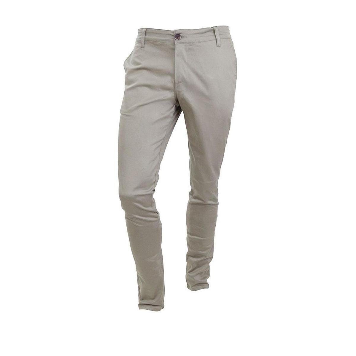 Calça Sarja Masculina Docthos Slim Bege Caqui - 110018