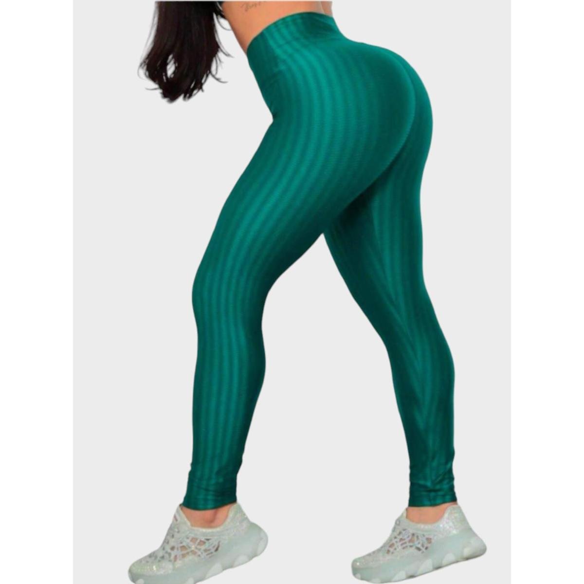 Calça Legging 3D Cintura Alta Academia Fitness