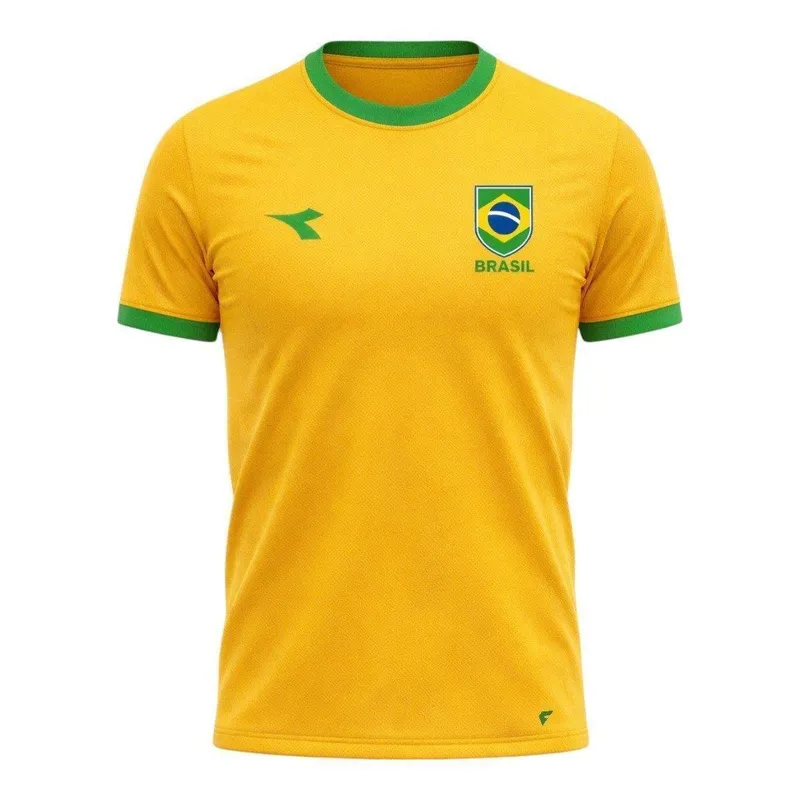 Camiseta do Brasil Diadora Campione Masculina