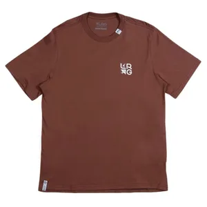 Camiseta Lrg Stay Stacked Marrom