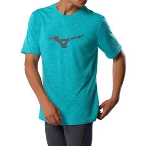 Camiseta de Corrida Mizuno Core Runbird Masculina GG Azul