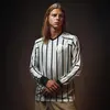 Camisa Corinthians CP Offwhite Listras Manga Longa Masculina