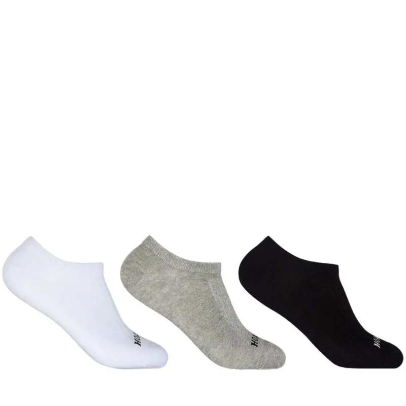 Kit Meia 3 Pares Feminina Cano Invisível em Algodão Hoahi Howi22002
