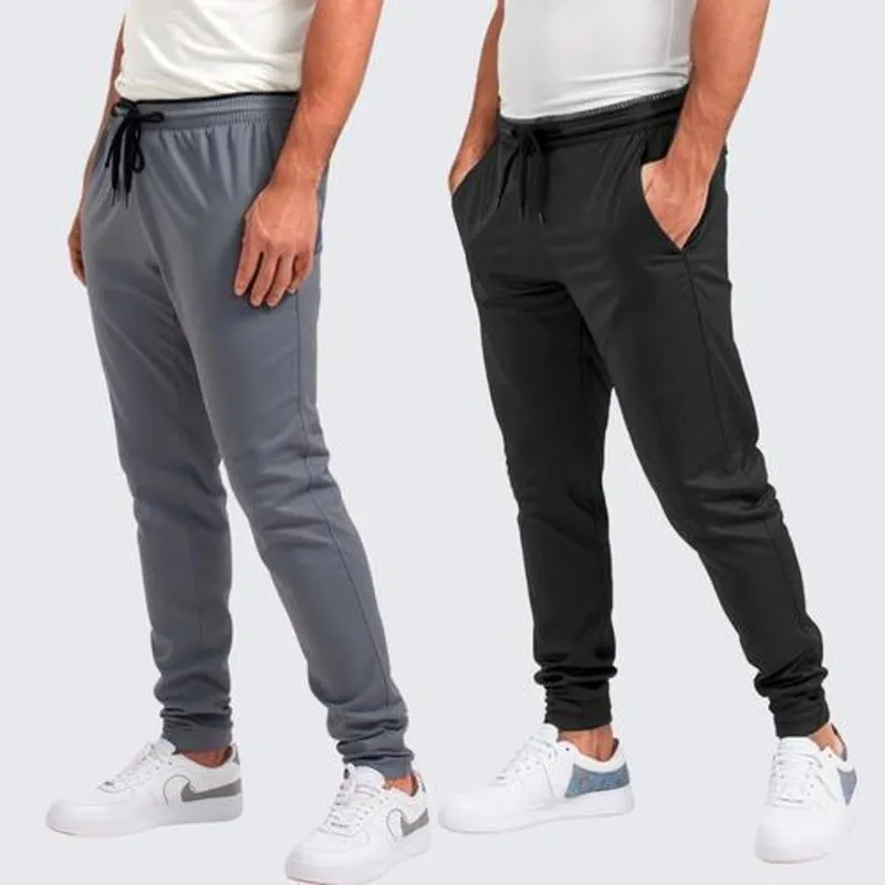 Kit 2 Calças Masculina DZ Helanca Flanelada com Bolsos Esportiva e Casual