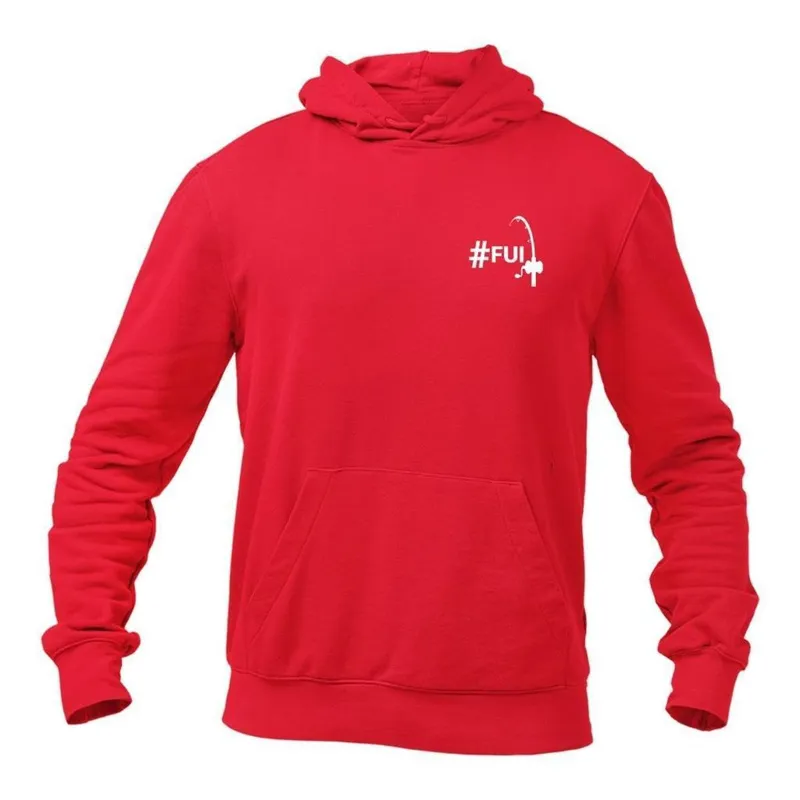 Moletom Masculino Forrado Estampado Pescaria Pescador Quentinho Confortável Moda Inverno Esporte