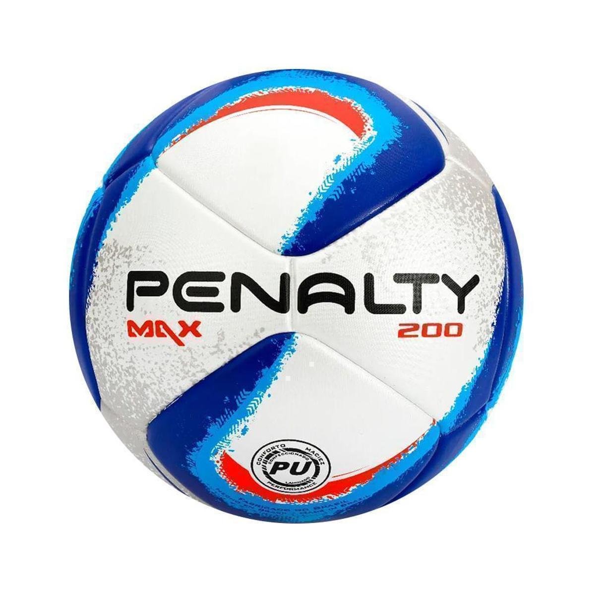 BOLA FUTSAL PENALTY MAX 200 XXIV - BCO/AZUL UN