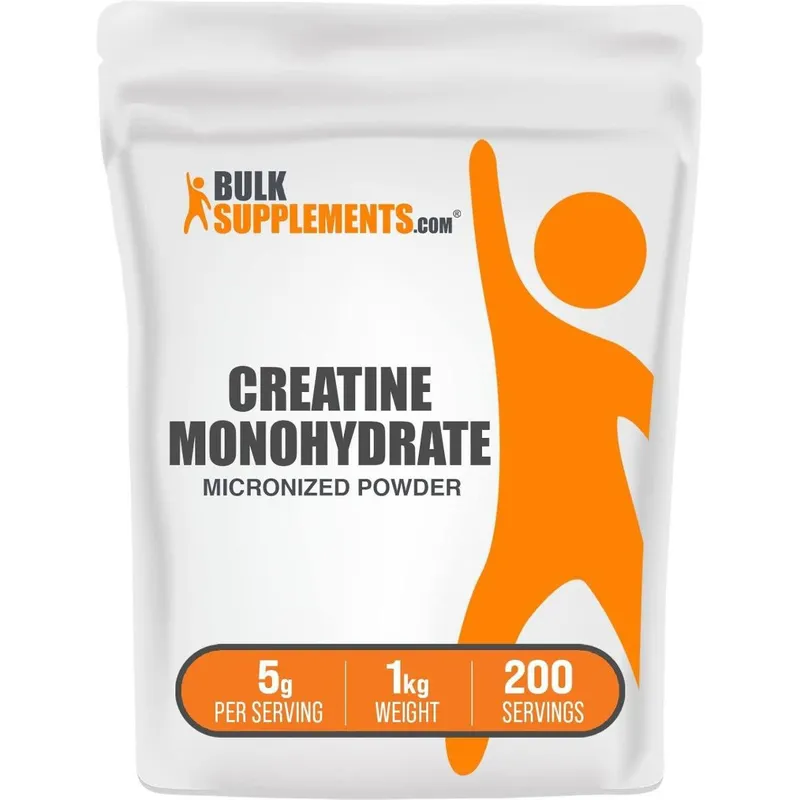 Suplemento de creatina BulkSupplements.com Creatina 1 kg em pó