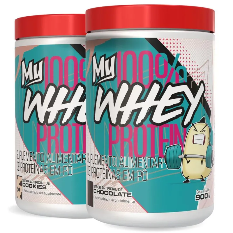 Kit 2x Whey Protein Concentrado – My Suplementos