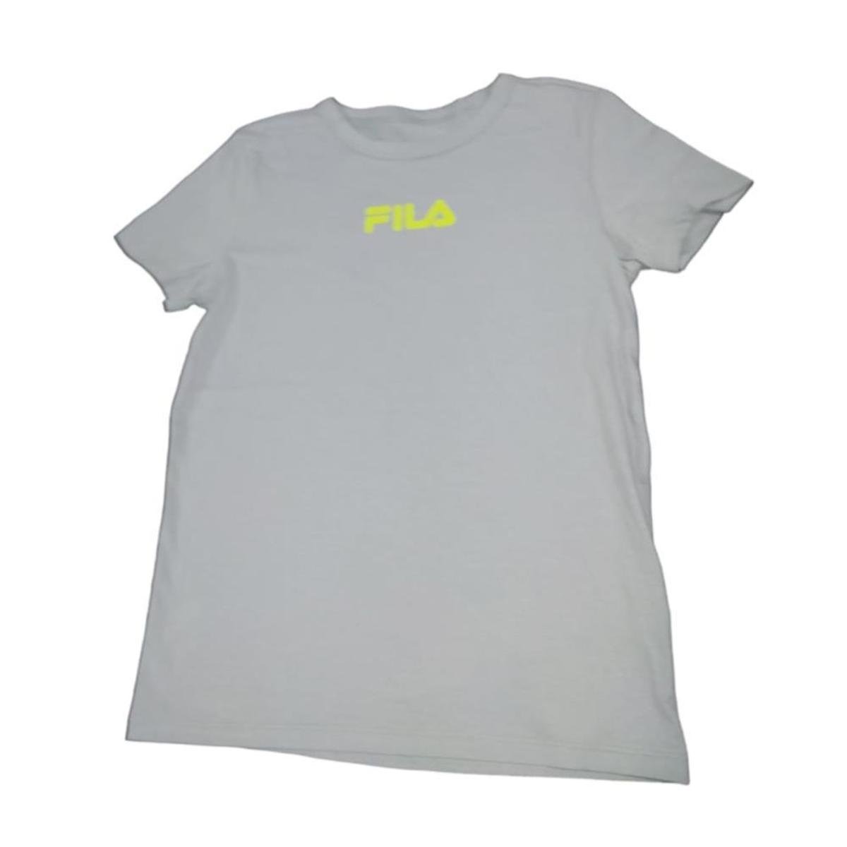 Camiseta Masculina Juvenil Fila Sunny Manga Curta Dia a Dia