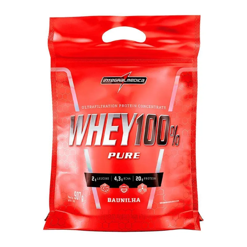 Whey Protein 100% Super Pure 900 g Body Size Refil - IntegralMédica