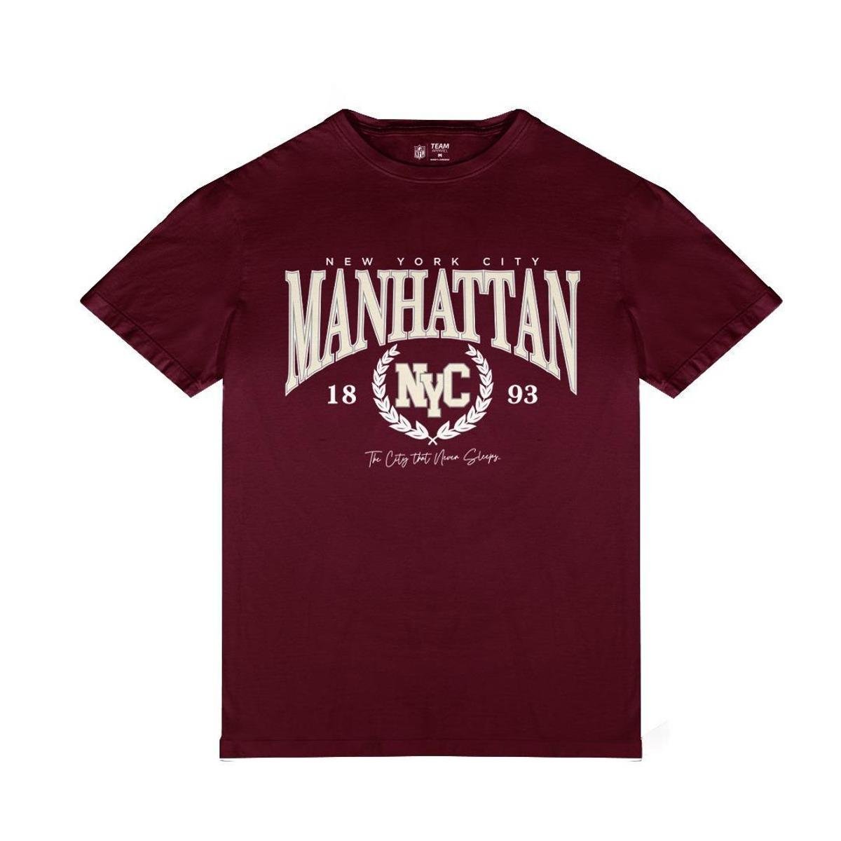 Camiseta Manhattan NYC Bordô Originals Brand