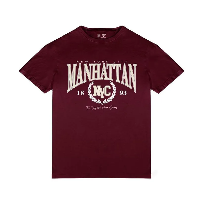 Camiseta Manhattan NYC Bordô Originals Brand