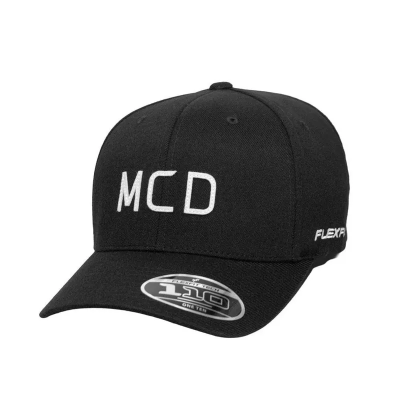 Boné MCD Aba Curva Snapback Flexfit Preto