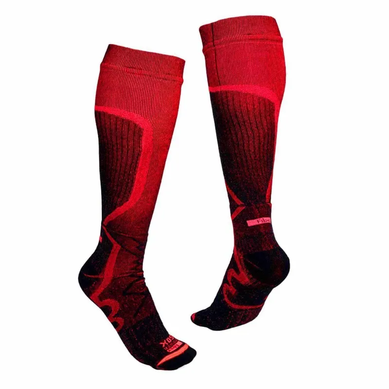 MEIA COMPRESSAO GRADUADA DUP CAM SOXCMP-8103 - VERMELHO/PRETO M
