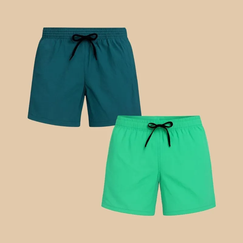 Kit 2 Shorts Masculino Tactel Casual Praia