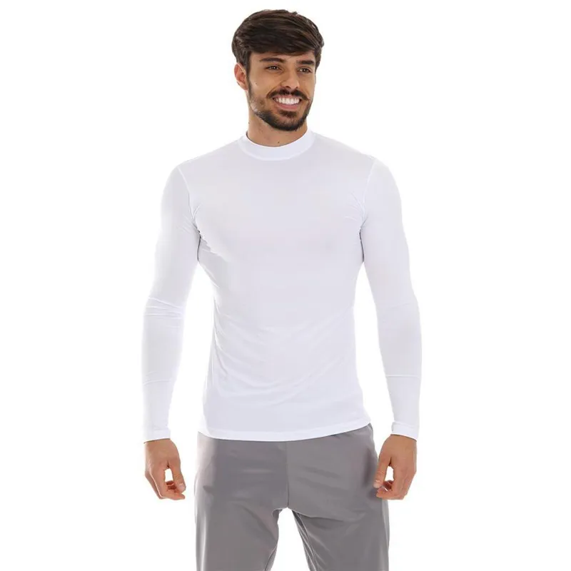 Camisa Segunda Pele UV Branca Frishop Proteção Térmica Manga Longa