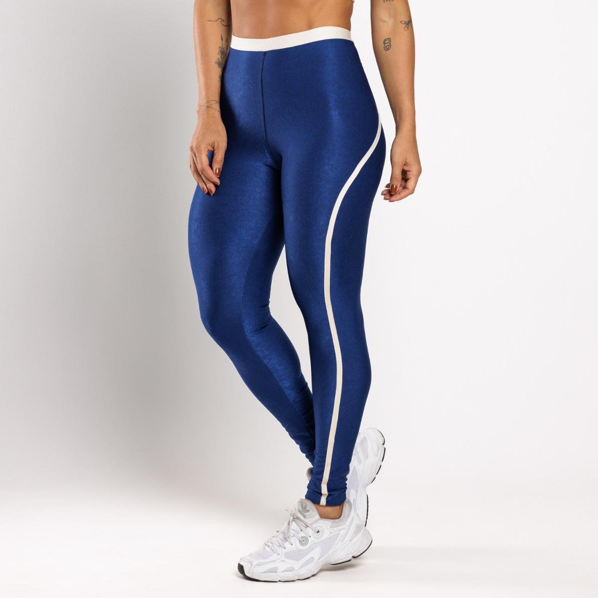 Calça Legging Feminina Fitness Esportiva para Academia Confortavel Bicolor Sophia Treino Moda