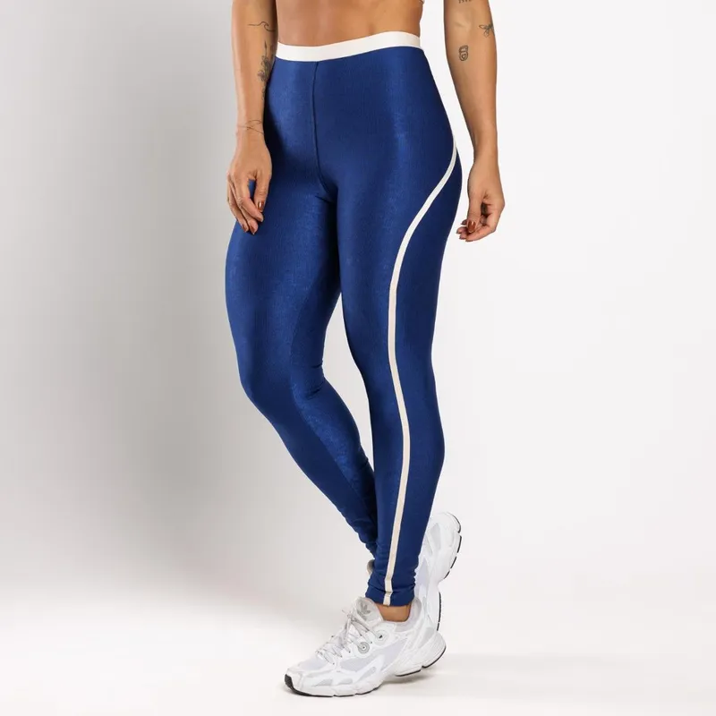 Calça Legging Feminina Fitness Esportiva para Academia Confortavel Bicolor Sophia Treino Moda