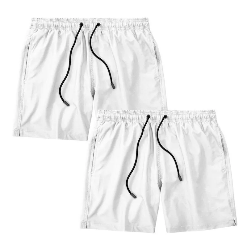 Kit 2 Shorts Masculino Bermuda Praia Academia Treino Esporte Shorts Gênero:Homem;Tamanho:G;Cor: