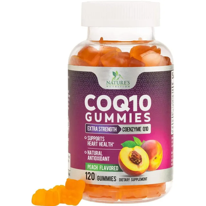Suplemento Nature'S Nutrition Coq10 100 Mg, Gomas De 120 Unidades