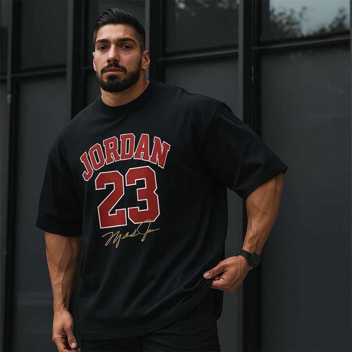 Camiseta Oversized Para Treino E Casual 100 Algodão Premium