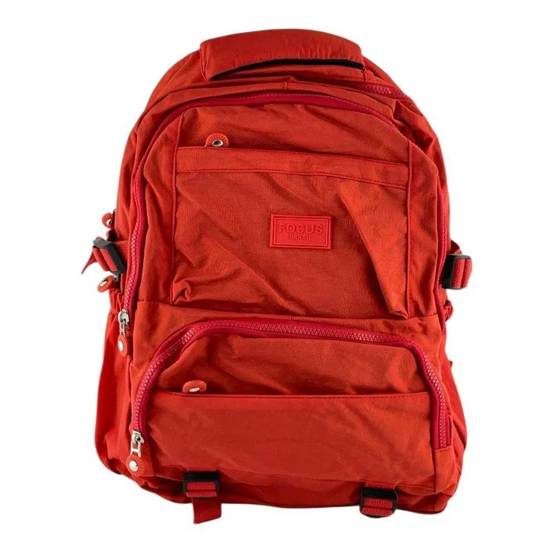 Mochila Focus Grande Reforçada Multiuso Premium Costas