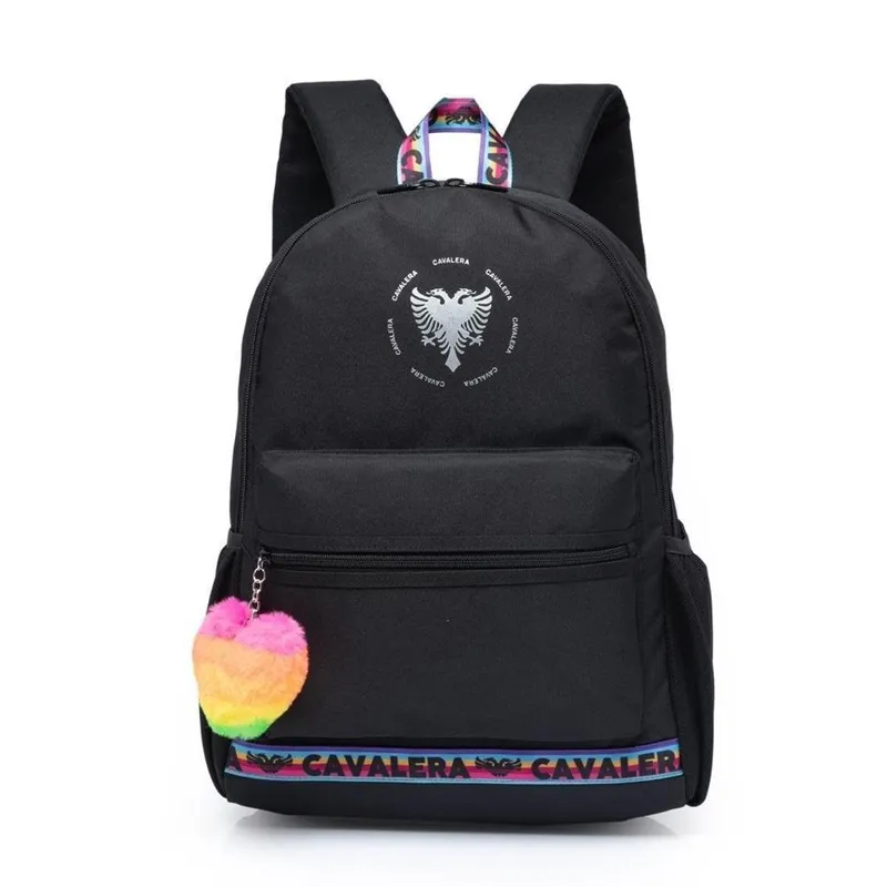 Mochila Cavalera Escolar Faculdade Viagem Feminina Resistente Reforçada Notebook 15 Litros