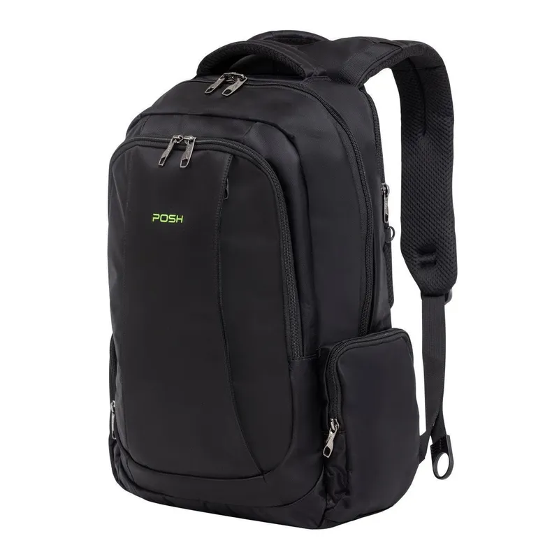 Mochila Journey Pro Executiva Antifurto Bolso Secreto Preto - Posher