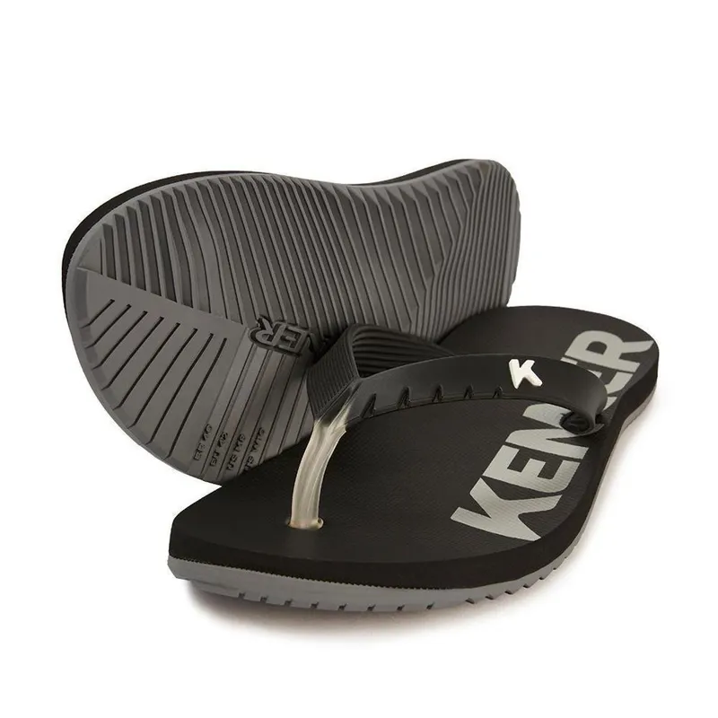 SANDÁLIA KENNER RED MASCULINA PRETO/CINZA