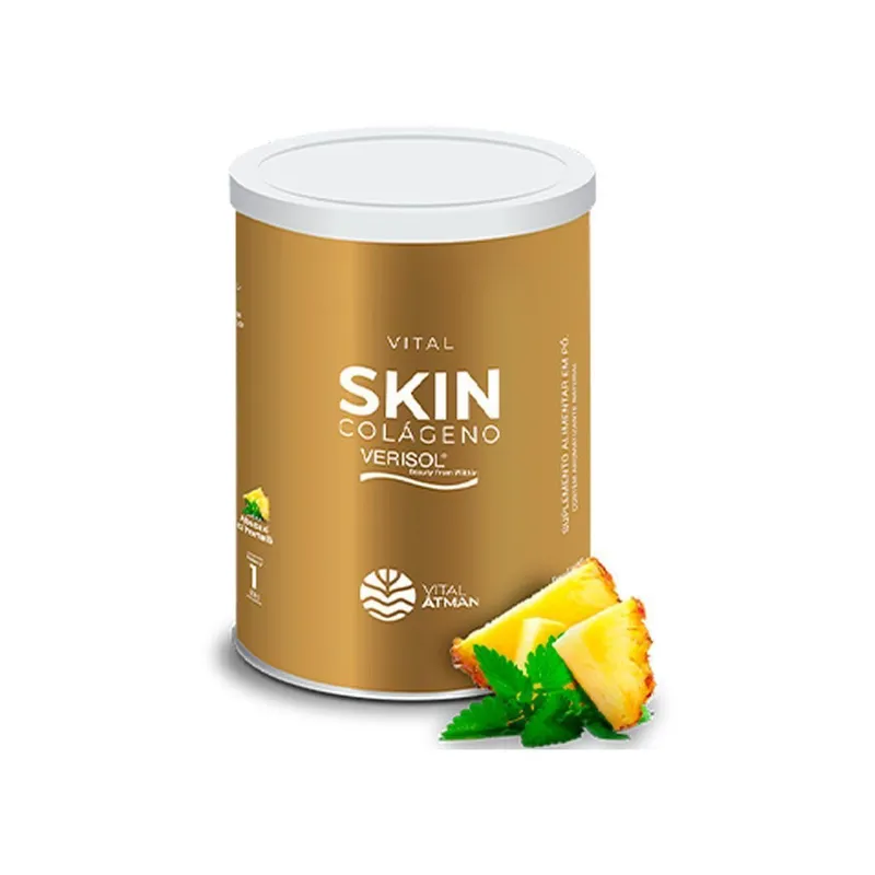 Vital Skin Colágeno Verisol - 120g Abacaxi Com Hortelã - Vital Âtman