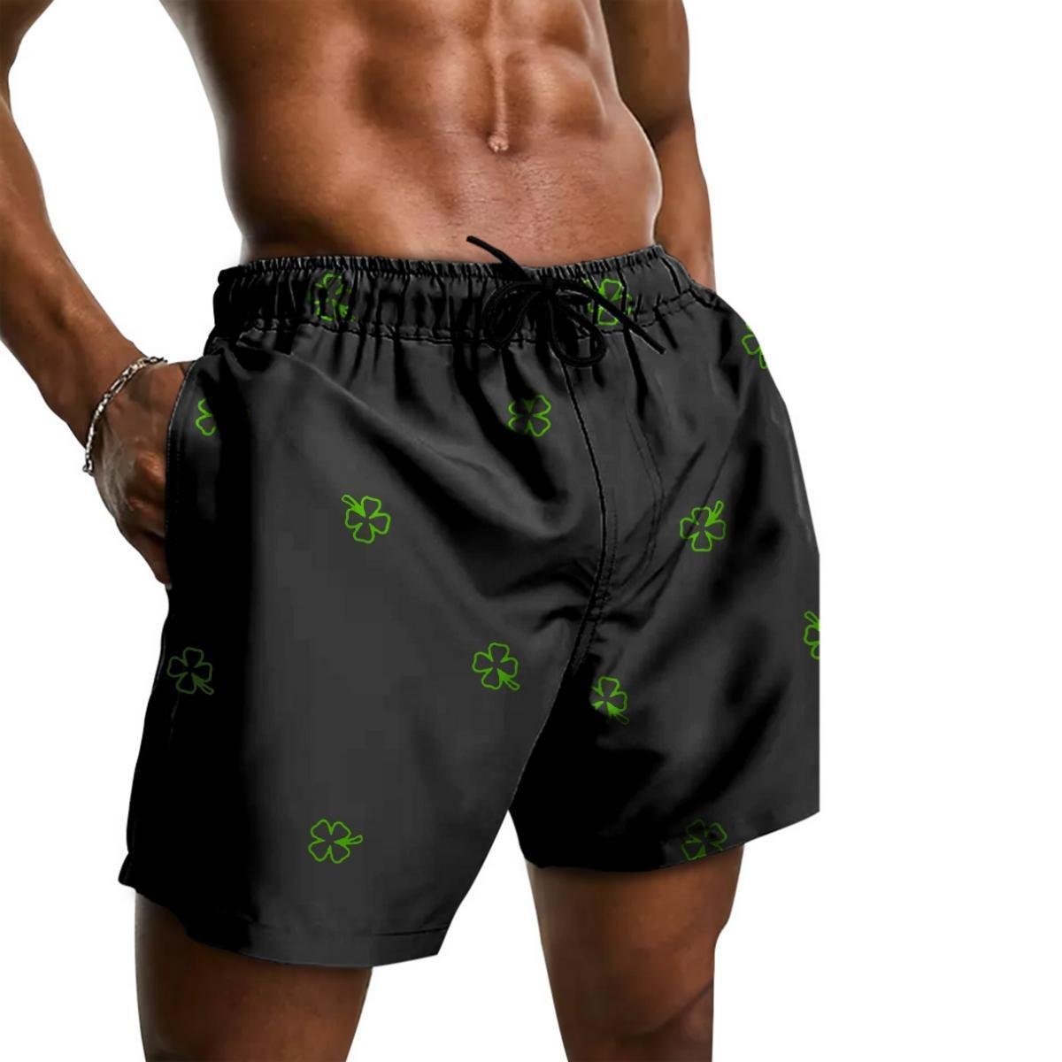 Short Casual Masculino Estampado em Tactel Leve para Uso Diário com Bolsos