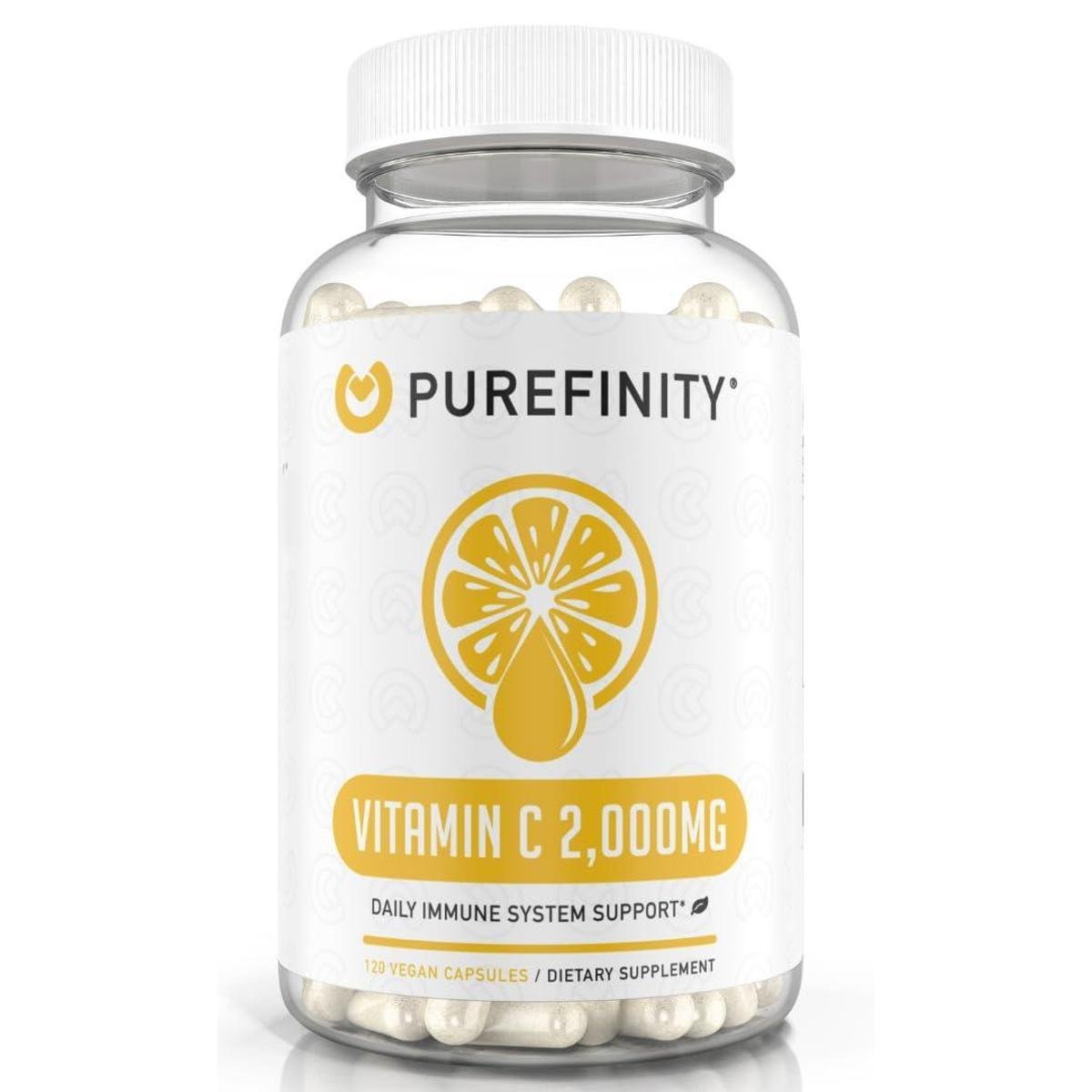 Suplemento de vitamina C PUREFINITY 2000mg 120 cápsulas