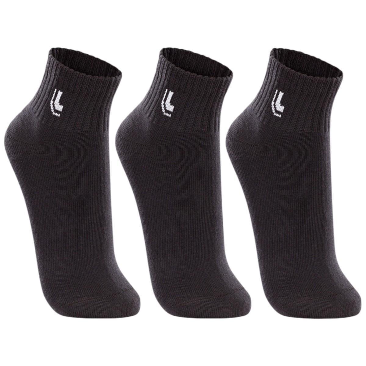 Meia Kit 3 Pares Unissex Casual Dia a Dia Cano Médio Lupo 03223-089