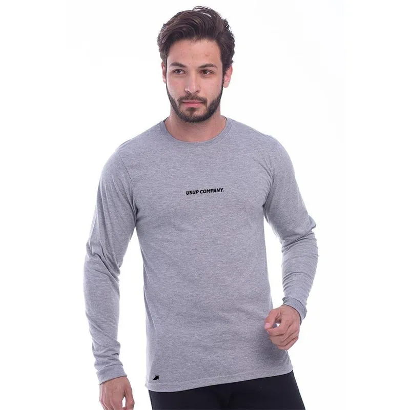 Camisa Manga Longa Blusa Masculina Frio Algodão Confortavel