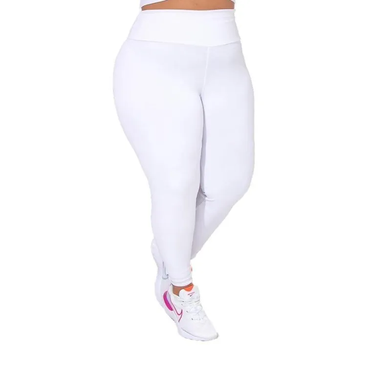 Calça Legging Plus Size Suplex Poliéster WOLFOX