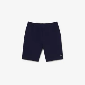 Shorts Masculino Lacoste De Lã De Algodão Escovado Orgânico