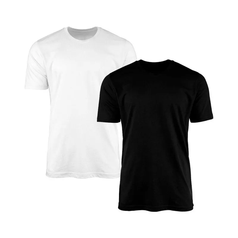 Kit 2 Camisetas Masculina Lisa Básica 100% Algodão
