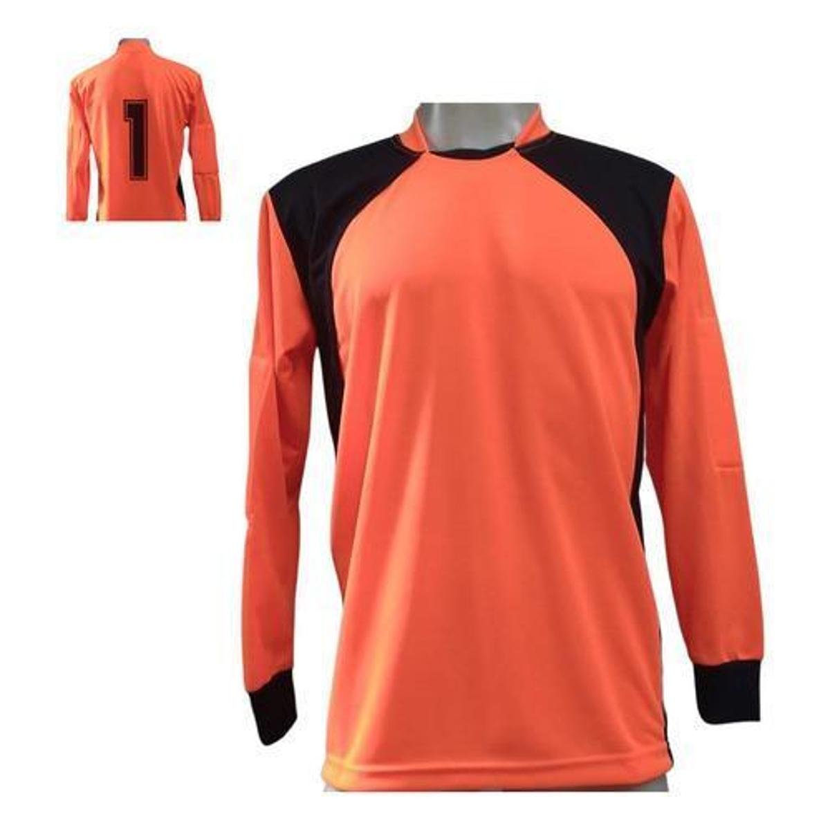 Camisa Goleiro Infantil Com Espuma No Cotovelo Acolchoada