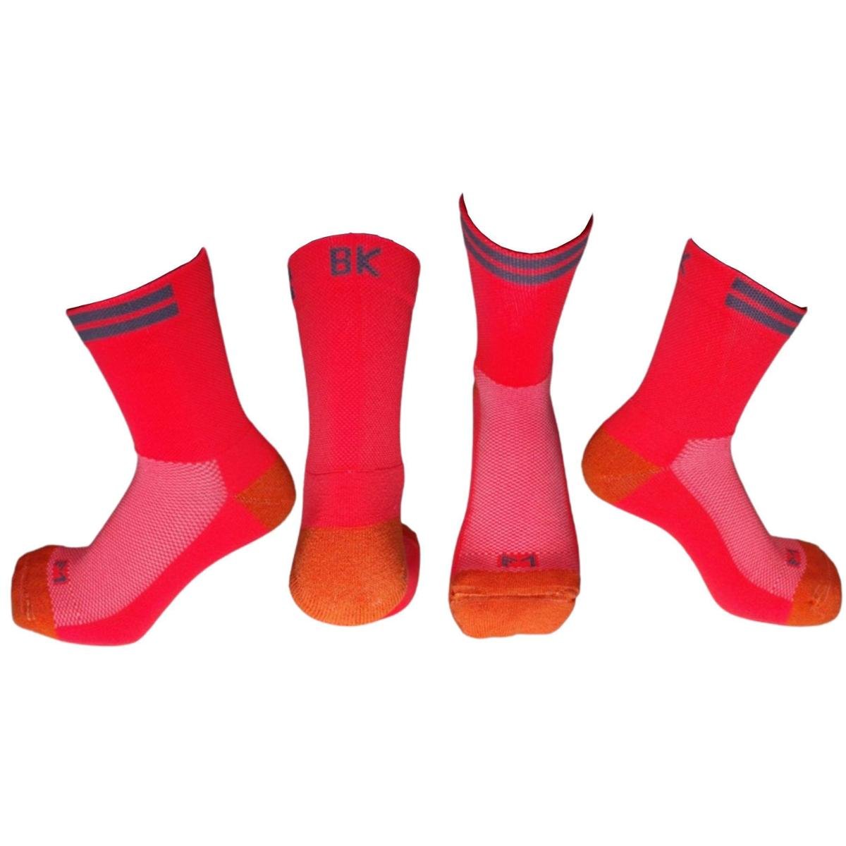 Meia de Ciclismo Cano Médio BK Neon Liso