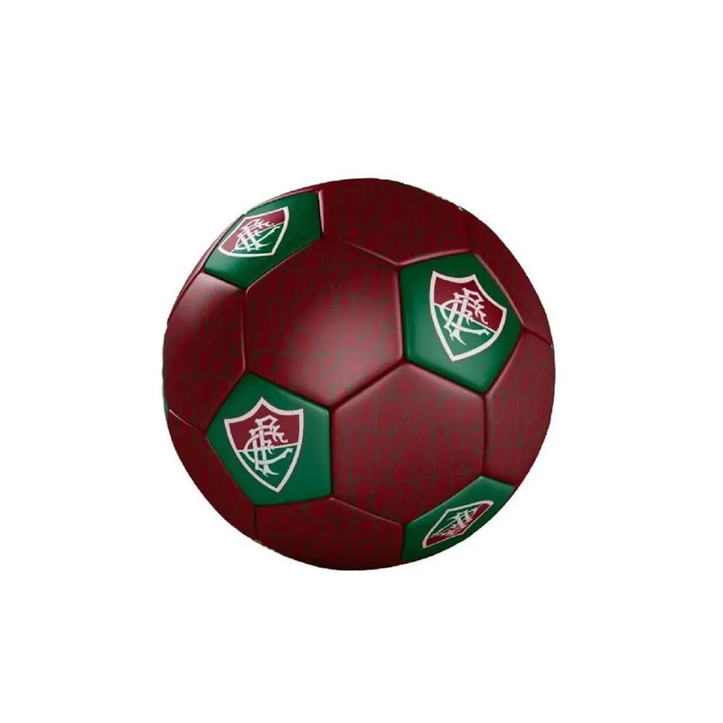 Mini Bola Sport Bel Fluminense Futebol 5 - Vinho e verde