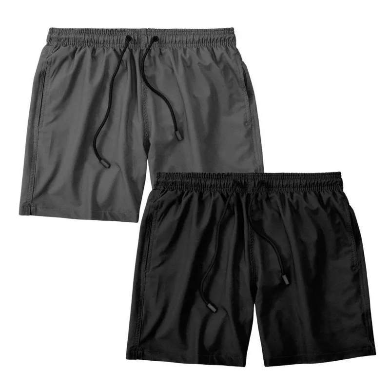 Kit 2 Shorts Masculino Bermuda Praia Academia Treino Esporte Shorts Gênero:Homem;Tamanho:G;Cor: