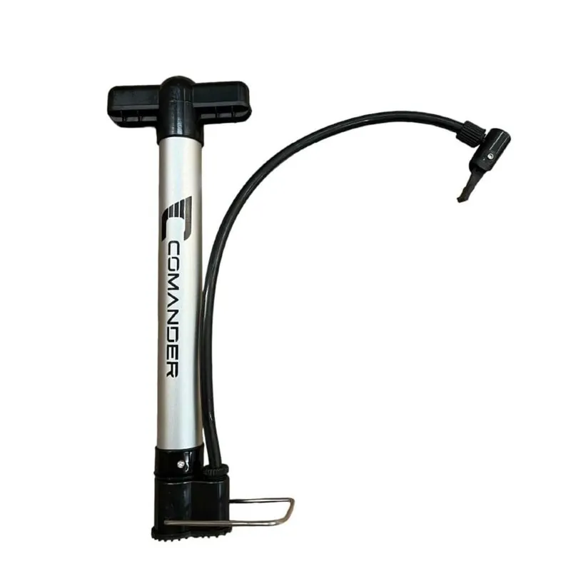 Bomba de Ar Manual Encher Pneu Bike Bola Moto 30Cm C/ Cabo