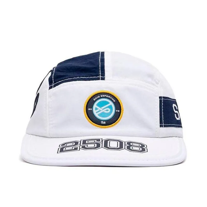 Boné Ous 5Panel Nautico Branco Azul