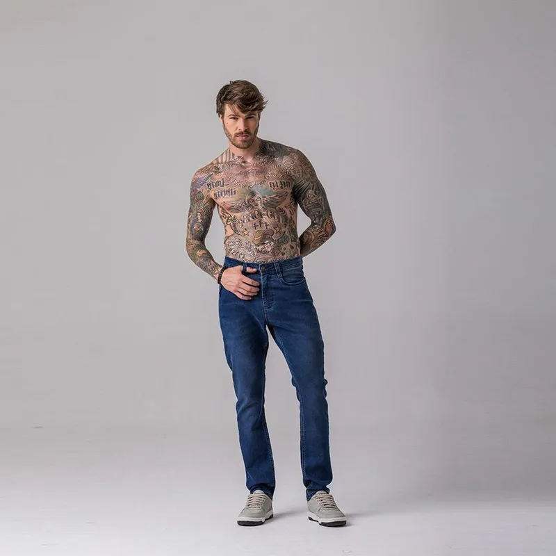 Calça Masculina Jeans Slim Rock e Soda Cor:;Tamanho:36;gênero:masculino