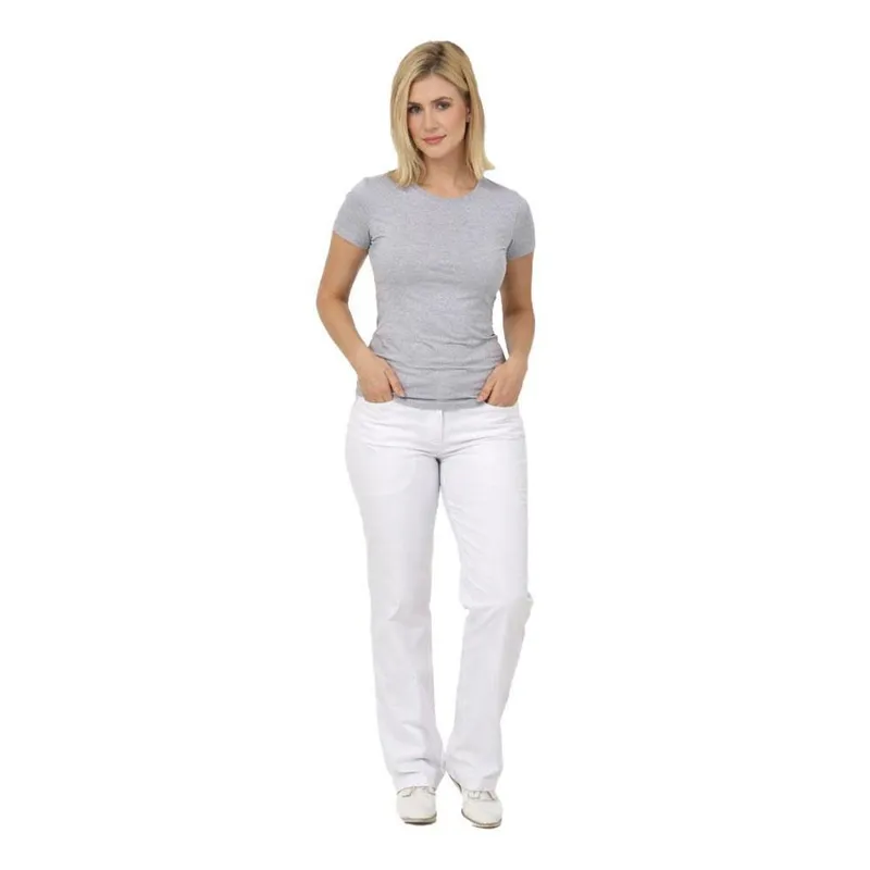 Calça Branca Feminina cós 1/2 Elástico