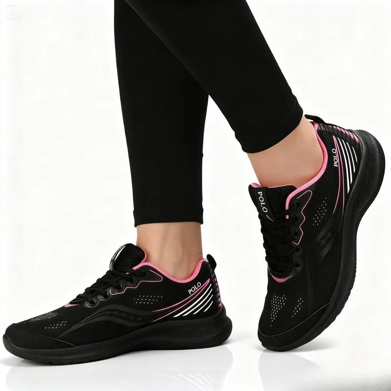 Tênis Feminino Treino Running De Corrida Esportivo Academia Leve