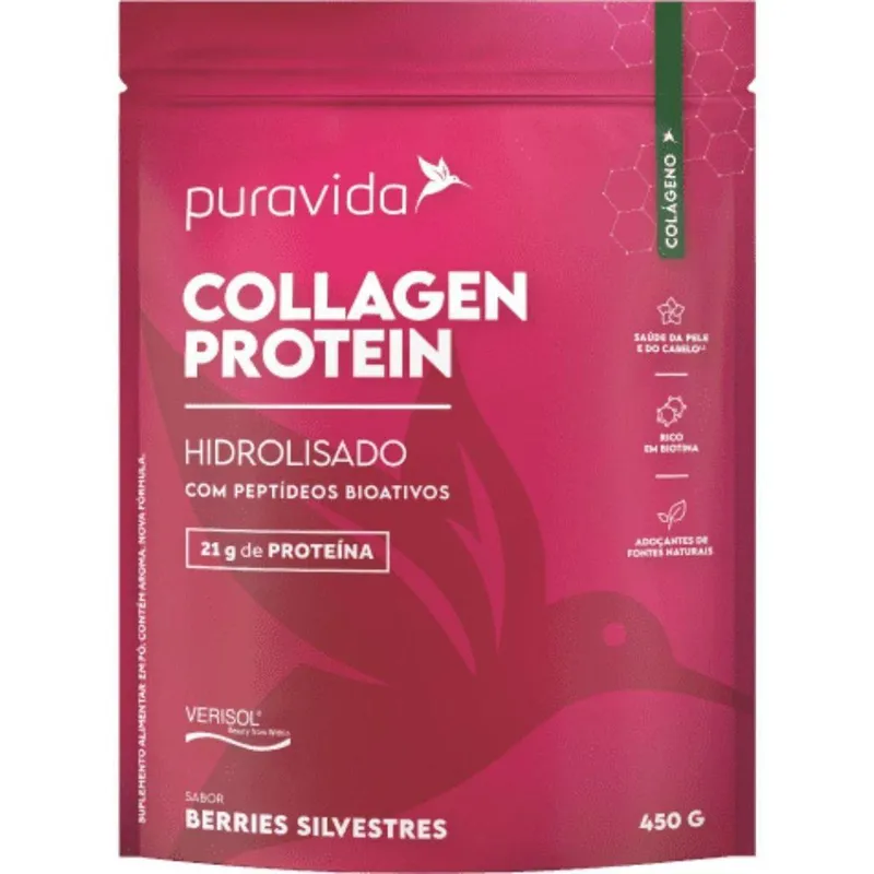 Colageno Protein Frutas Silvestres 450g - PuraVida