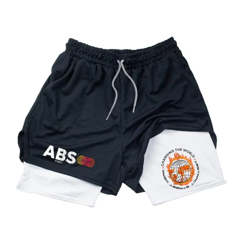 Short Academia Treino Fitness‎ Changing The World Abstract