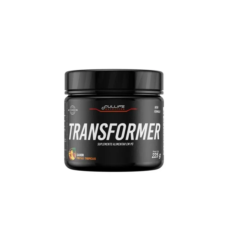 PRÉ TREINO TRANSFORMER 45 Doses (225 g) FULLIFE - FRUTAS TROPICAIS